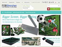 Tablet Screenshot of fobshenzhen.com